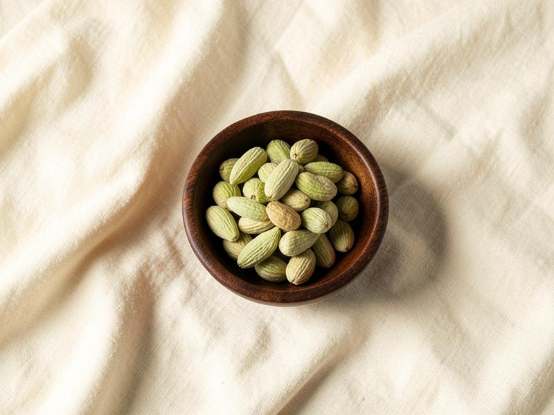 Green Cardamom spice supplied by Swathi Food Trades